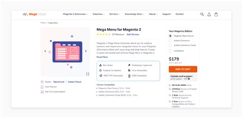 9 Magento 2 Mega Menu Extensions & Configurations.